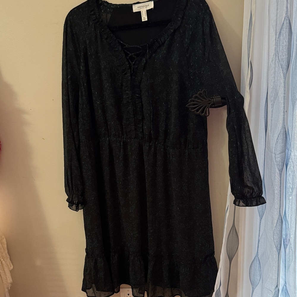 Addition Elle Black Long Sleeve Dress